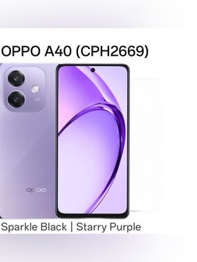 Oppo A40 Starry Purple color